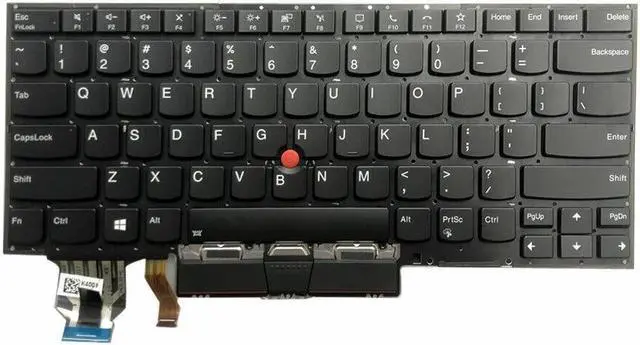 Alt view image 2 of 5 - replacement keyboard for Lenovo Thinkpad X1 Carbon 7th Gen 2019 US  with Backlit SN20W73869