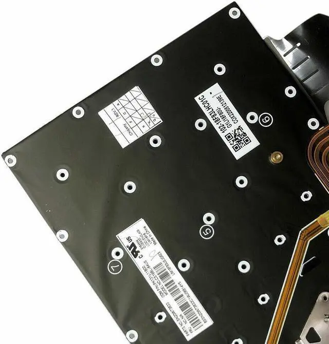 Alt view image 3 of 5 - replacement keyboard for Lenovo Thinkpad X1 Carbon 7th Gen 2019 US  with Backlit SN20W73869