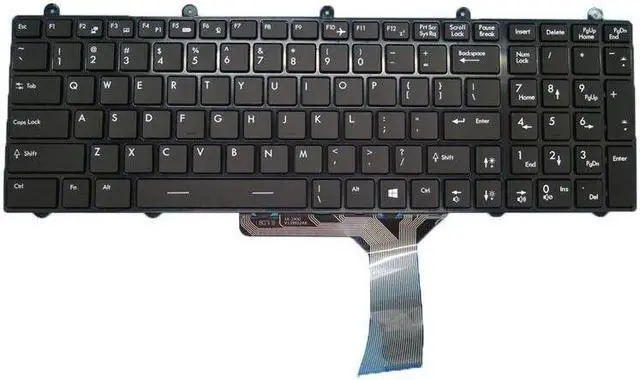 Alt view image 2 of 5 - NO Backlit Keyboard For MSI GX60 GX70 3BE 3CC WT60 2OJ 2OK WT70 2OL Z70 English