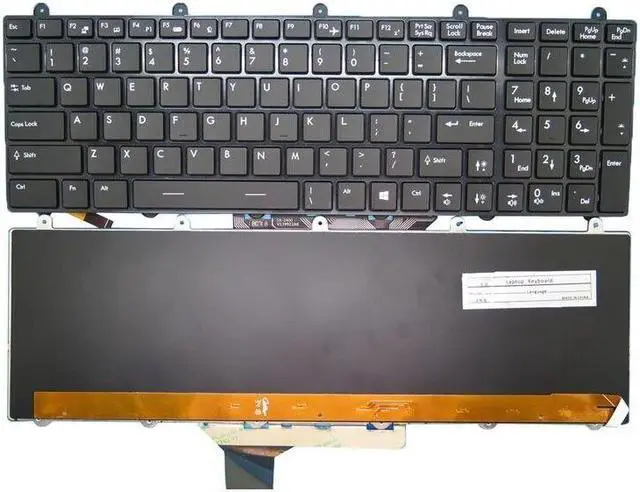 Alt view image 3 of 5 - NO Backlit Keyboard For MSI GX60 GX70 3BE 3CC WT60 2OJ 2OK WT70 2OL Z70 English