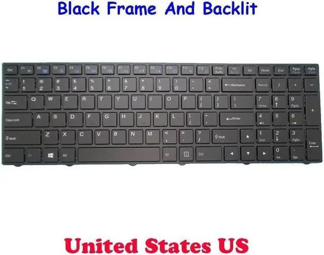Main image of English Backlit Keyboard For CLEVO NB50TG NB50TZ NB50TL NB50TH NB60TH NB60TJ1