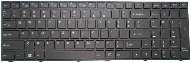 Alt view image 3 of 5 - English Backlit Keyboard For CLEVO NB50TG NB50TZ NB50TL NB50TH NB60TH NB60TJ1