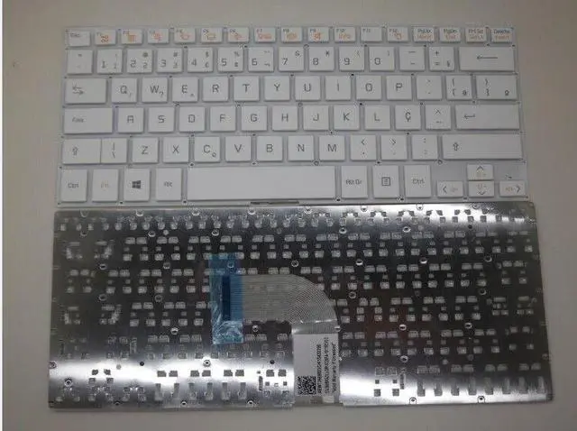 Main image of White Keyboard For 14U360 14U360-E 14U360-L 14UD360 14UD360-L 14U36 BR Braz