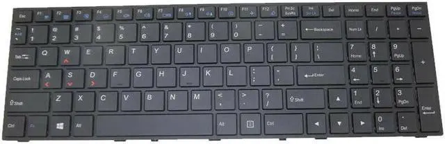 Main image of P670RA P670RS P670SA Backlit Keyboard For Clevo P655SA P655SE P671SG English