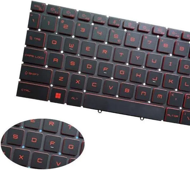 Alt view image 2 of 5 - Backlit GF76 Keyboard For MSI Katana GF76 12UC 12UD 12UE 12UG 12UGS English US