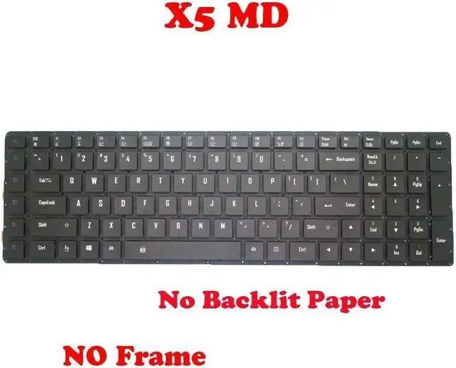Main image of English No Backlit Keyboard For Gigabyte AORUS X5 MD V7 V8 AORUS X7 V7 X7 DT V7