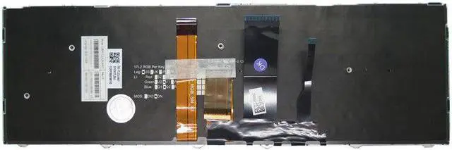 Alt view image 3 of 5 - Backlit Keyboard For CLEVO PA70 PA70EP6 PA71EP6 PA70ES PA71ES P955HQ3 English US