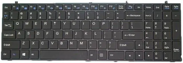 Alt view image 3 of 5 - Replacment keyboard Backlit US Keyboard For CLEVO W670RBQ W670RZW W670RCQ W670RCW W670RNQ W670RZ