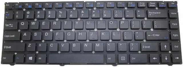 Alt view image 3 of 5 - Keyboard For CLEVO W243 MP-10F83US-430W 6-80-W2440-012-1 010-1 English NO Frame