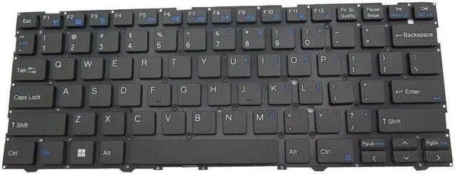 Alt view image 2 of 4 - NO Backlit Keyboard For CLEVO L140CU L141CU L140PU L140MU L141MU L141PU English