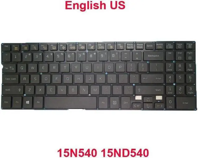 Main image of Keyboard For 15N540 15ND540 SG-59030-XUA SN5840 AEW73429833 Black English US
