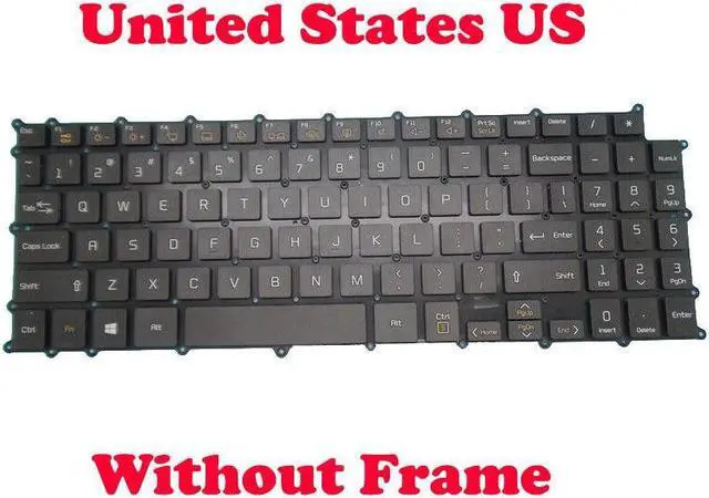 Main image of Keyboard For 15Z980 15ZD980 SG-90900-XUA AEW73949832 English US NO Backlit
