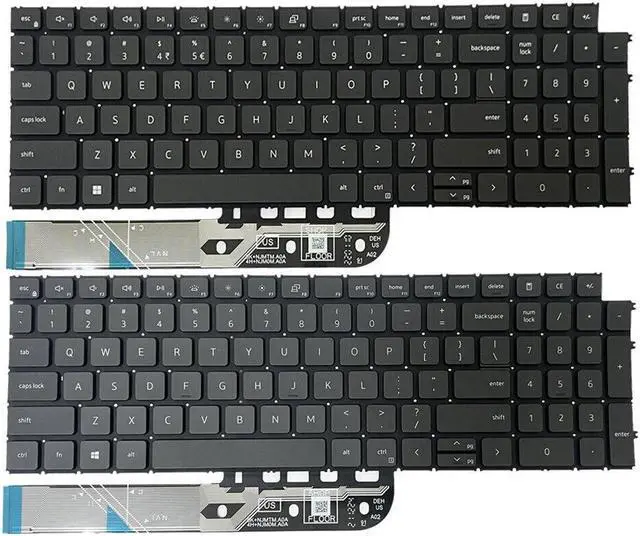 Alt view image 3 of 5 - Backlight Keyboard US for Dell Inspiron 15 3511 3515 5510 5515 7510 16 7610
