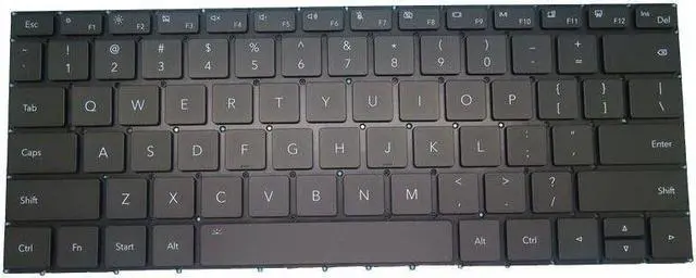 Main image of Laptop US Keyboard For Honor Magicbook 16 HYM-W56 Without Frame  Black