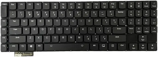 Alt view image 3 of 5 - replacement For Lenovo Ideapad Y910-17ISK 80V1 Backlit K7221 US Laptops Keyboard