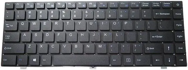 Alt view image 3 of 5 - Keyboard Forumper For EZbook X4 PRIDE-K2790 343000075 14 Inch English US Black
