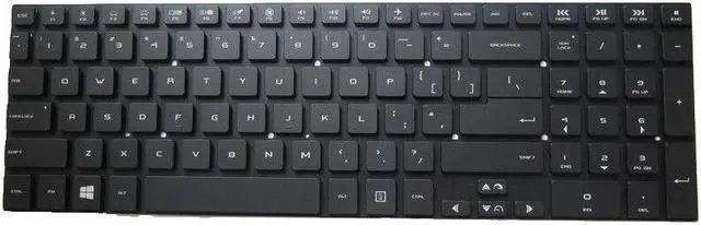 Alt view image 2 of 4 - Laptop US Keyboard For EVGA SC17 1070 768-41-2633 768-41-2633-T1 0KN2-0V1US11 US