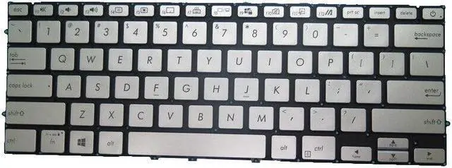 Main image of Laptop Keyboard For ASUS ZenBook 14 RX431F RX431FA RX431FN United States sliver