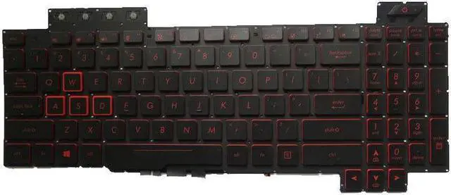 Main image of Laptop US Keyboard For ASUS PX505 PX505GD PX505GE PX505GM With Red Backlit