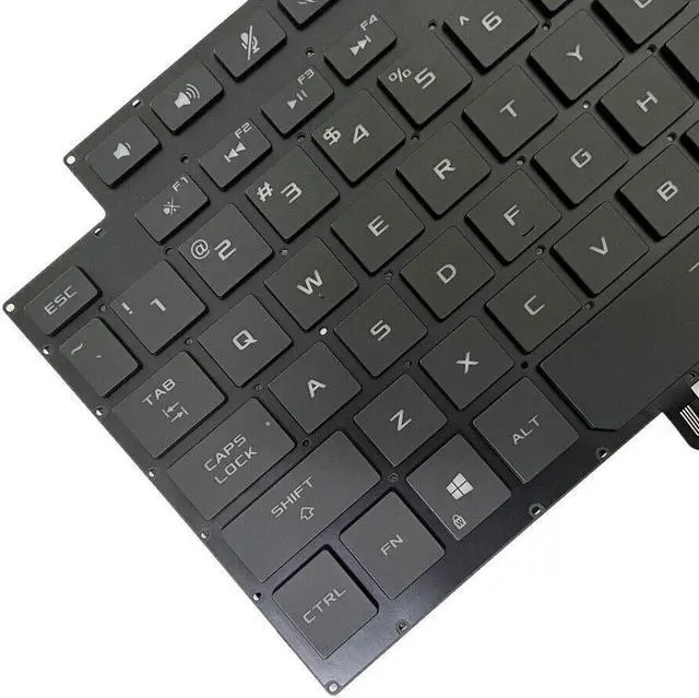 Alt view image 2 of 5 - Keyboard Colorful Backlit US for Asus ROG GU502G GU502GV GU502GU 0KNR0-461GUK00