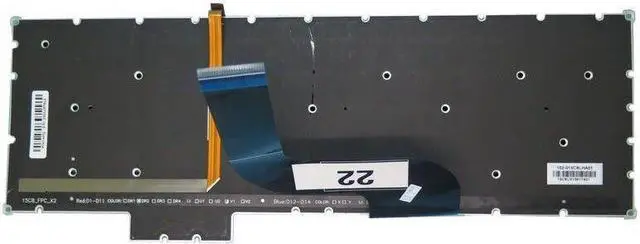 Alt view image 3 of 5 - Backlit Keyboard For ACER Predator G9-591 G9-591G G9-591R G9-592 G9-593 English