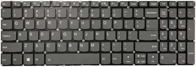 Alt view image 2 of 5 - Keyboard Backlit button key replacement for Lenovo Ideapad 320-17IKB