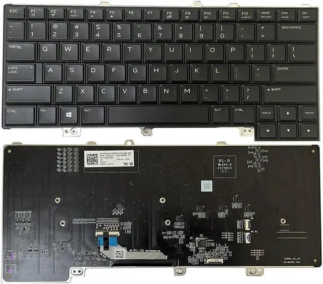 Main image of Backlit Colorful Keyboard US for DELL Alienware 15 R4 RGB 0DG2JY 006T78 PK1326S1