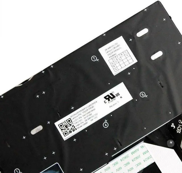 Alt view image 2 of 5 - Keyboard Backlight US for Lenovo Thinkpad X390 20Q0 20Q1 20SC 20SD 01YP080