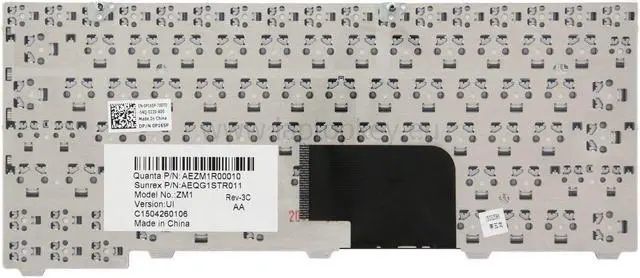 Alt view image 3 of 5 - Replacment keyboard for  Dell LatituDE 2110 2100 2120 L2100 /DE174-US