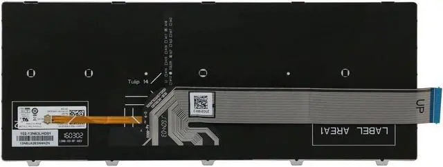 Alt view image 3 of 5 - Replacment keyboard for  Dell Inspiron 3000 14 3441 5000 14 5442 7000 7447 /DE303-US