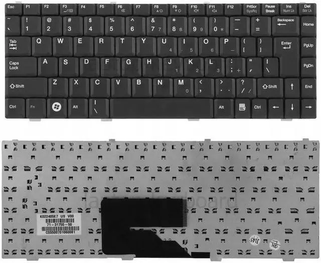 Main image of Hi-GraDE VA250D VA250P Fujitsu Amilo PA1538 English US Keyboard K022405E7