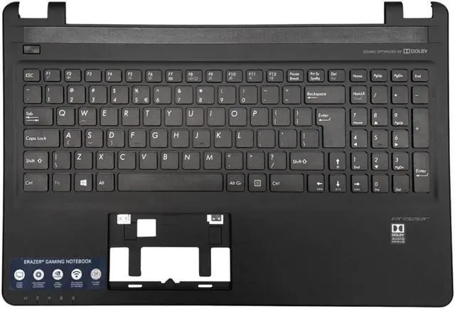 Main image of MEDION E GAMING NOTEBOOK P6661 D15S Palmrest Keyboard US QWERTY