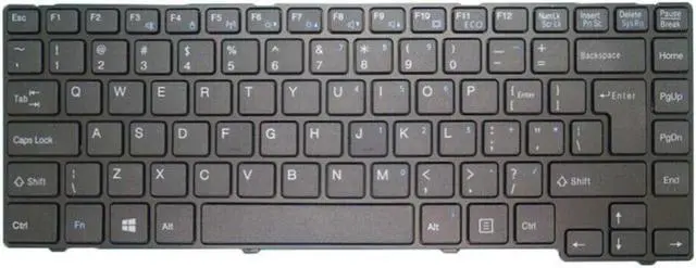 Main image of US Keyboard for FUJITSU LifeBook UH572 UH55 UH574 UH554 Big Enter Button Laptop