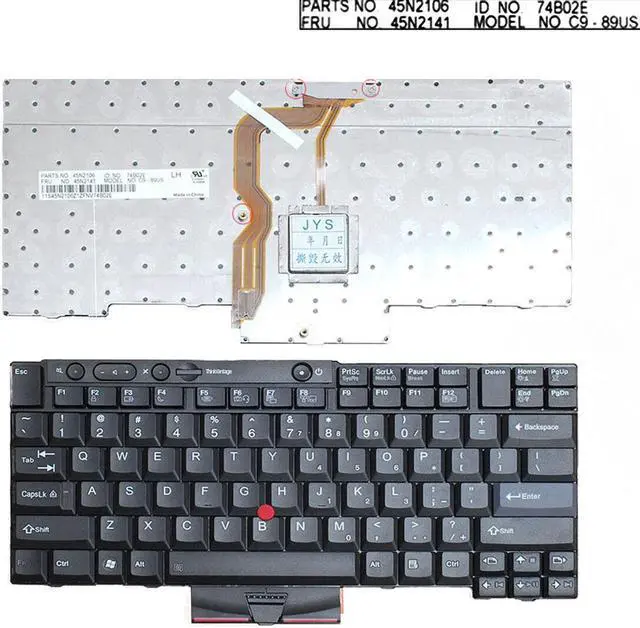 Main image of Keyboard for ThinkPad T400S T410 T410I T410S T420 BLACK Replacment keyboard US
