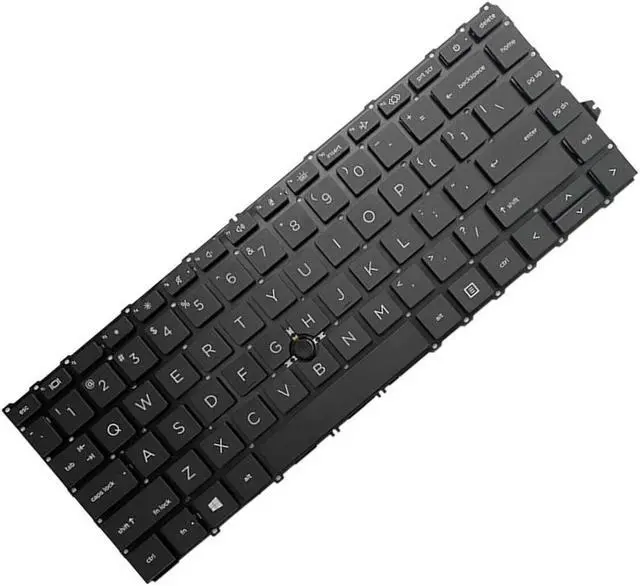 Alt view image 3 of 5 - US Keyboard for HP Elitebook 840 845 745 G7 G8 Zbook14 G7 G8 Backlit Laptop