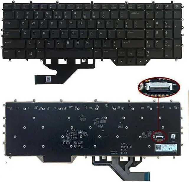 Main image of Keyboard for Dell Game Box G7 17 7700 Color RGB Backlit US Laptop