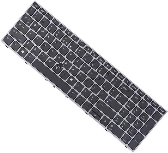 Alt view image 3 of 5 - US Keyboard for HP ZBook 17 G7 with Point Backlit US Laptop