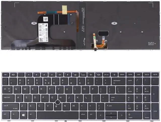 Main image of US Keyboard for HP ZBook 17 G7 with Point Backlit US Laptop