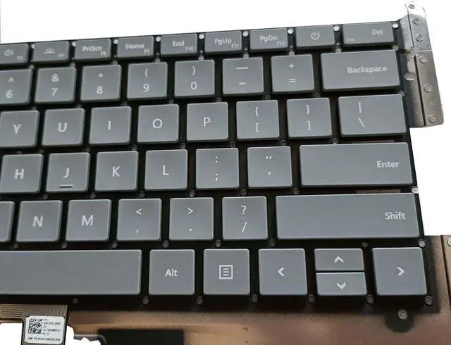 Alt view image 3 of 5 - US Keyboard for Microsoft Surface 1769 1782 US Gray color Laptop