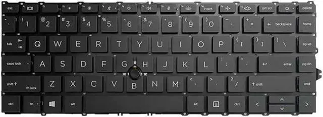 Alt view image 2 of 5 - US Keyboard for HP Elitebook 840 845 745 G7 G8 Zbook14 G7 G8 Backlit Laptop