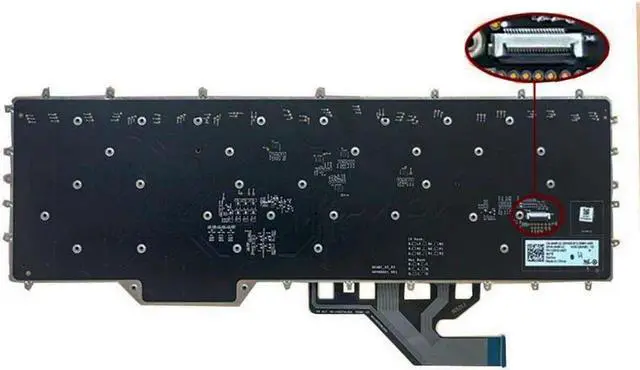 Alt view image 3 of 5 - Keyboard for Dell Game Box G7 17 7700 Color RGB Backlit US Laptop