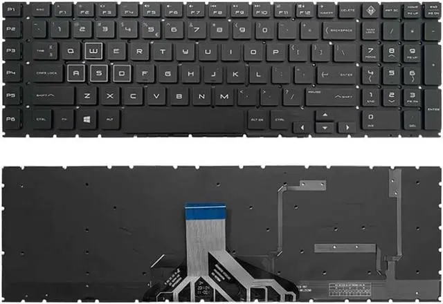 Alt view image 3 of 5 - Keyboard for HP OMEN 5 Plus 6 Plus OMEN 17-CB TPN-C144 US RGB Backlit Laptop
