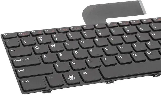 Alt view image 2 of 5 - Keyboard for DELL  Inspiron 15R N5110 GLOSSY FRAME BLACK US