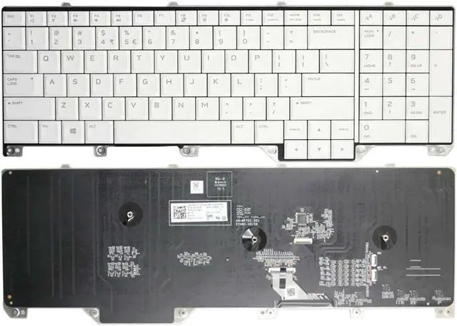 Alt view image 2 of 5 - Laptop Keyboard for Dell Alienware 17 R5 P38E Area-51m A51m Gray color US RGB Backlit