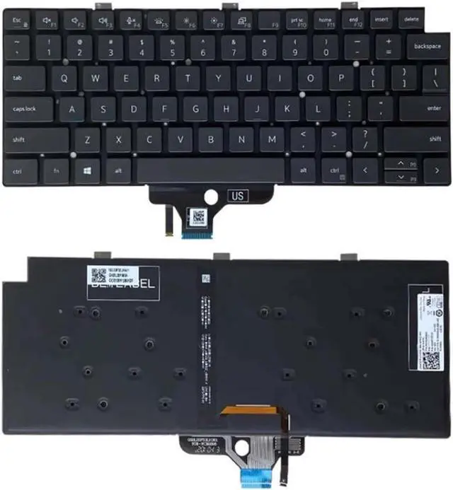 Main image of Laptop Keyboard for DELL LatituDE 13-7300 7320 E7320 5320 Black US Backlit