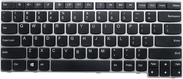 Alt view image 2 of 5 - Laptop Keyboard for Lenovo V490 V490U V490UA IFI LV5 LV3 Black US
