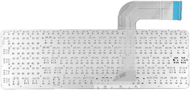 Alt view image 3 of 5 - Keyboard for HP Pavilion 15-P 17-F WHITE US Without FRAME Without Foil Win8