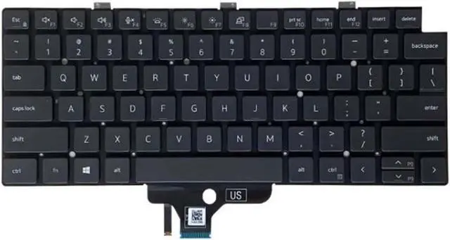Alt view image 2 of 5 - Laptop Keyboard for DELL LatituDE 13-7300 7320 E7320 5320 Black US Backlit