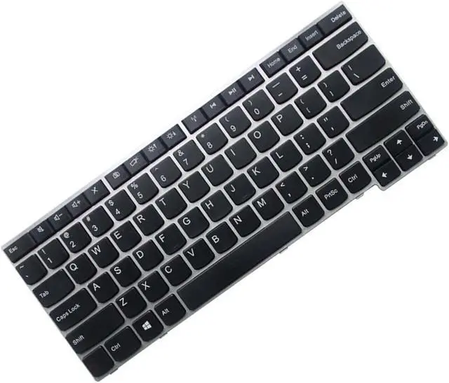 Alt view image 3 of 5 - Laptop Keyboard for Lenovo V490 V490U V490UA IFI LV5 LV3 Black US