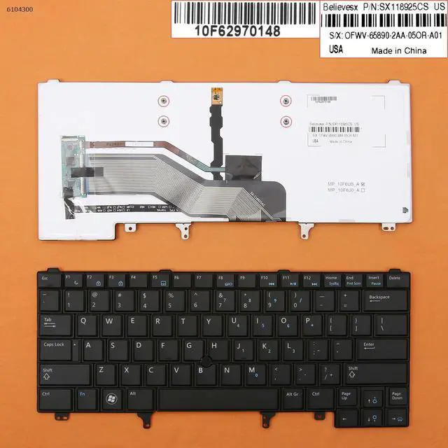 Main image of Keyboard For DELL LatituDE E6420 E5420 E6220 E6320 E6430 Black ( Backlit US